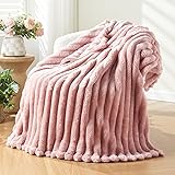 NEWCOSPLAY Super Soft Throw Blanket Pink Premium