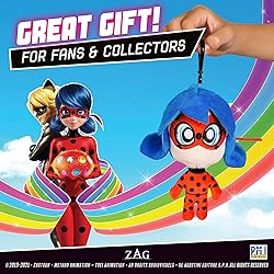 P.M.I. Miraculous Ladybug Plush Clip-on Toys | Two