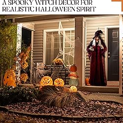 Life Size Hanging Talking Witch - Animated