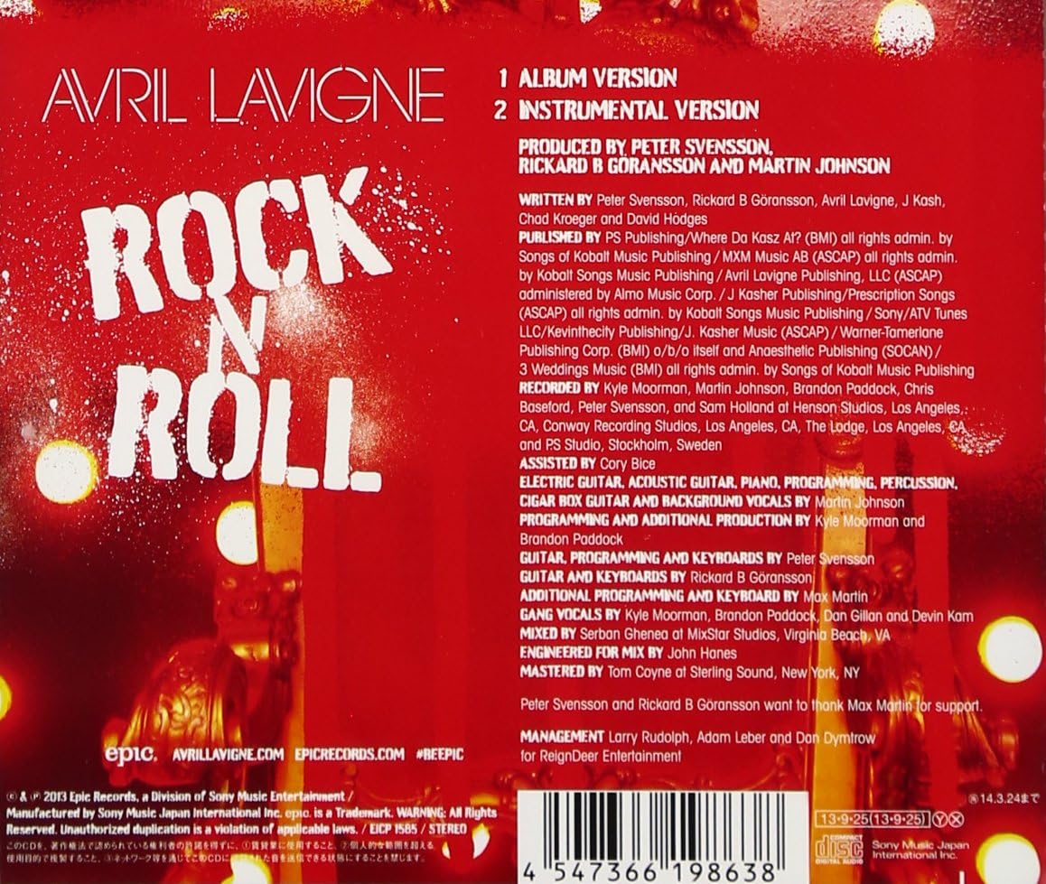 Amazon ロックンロール アヴリル ラヴィーン アヴリル ラヴィーン ポップス 音楽