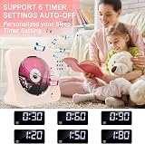 KOVCDVI CD Player with Bluetooth 5.0 Dual Speakers Remote Pink Dust Cover view 5