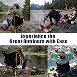 TREKOLOGY YIZI GO Camping Chair Adult Compact Lightweight 0.9 kg Black view 9