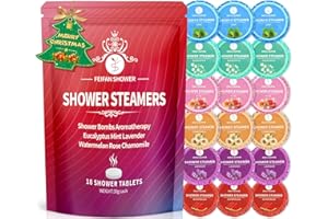 Shower Steamers Aromatherapy, 18-Pack Shower Bombs, Gifts for Women Mom Her Daughter Wife, Organic Eucalyptus Mint Rose Laven