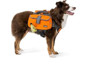 PetAmi Dog Backpack for Medium & Large Dogs, Saddle Bag for Dogs to Wear for Hiking, Pet Backpack Harness Dog Pack with Reflective Side Pockets for Walking Running