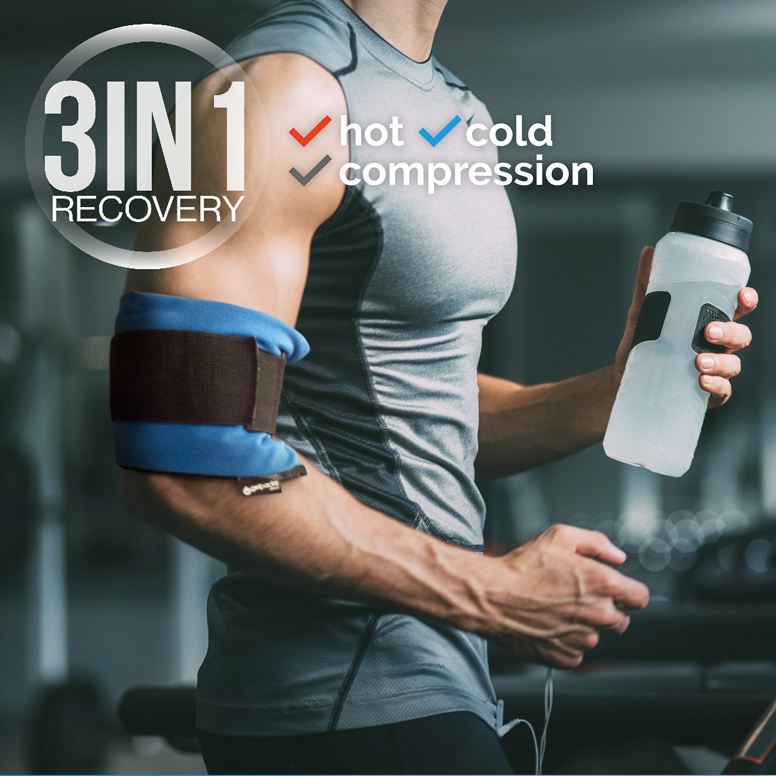 GelpacksDirect Elbow Ice Pack with Wrap Tennis Elbow Treatment