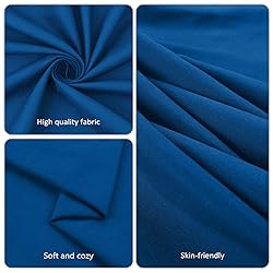 8 Pack Royal Blue Table Cloth 60x126 Inch Rectangle