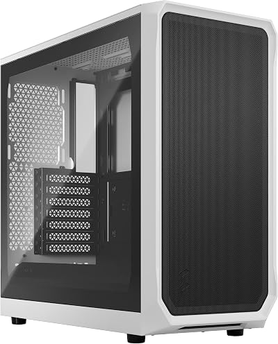 Fractal Design Focus 2 White Tempered Glass Front Mesh ATX Gaming Case
