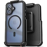 Encased Waterproof Case for iPhone 17 with Belt Clip - IP-68 Full-Body Protection with Camera Control Button and Port Covers [Military Grade] (Compatible with MagSafe)