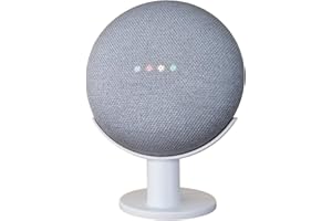 Mount Genie Google Home Mini Pedestal: Improves Sound Visibility and Appearance - Cleanest Mount Holder Stand for Google Mini