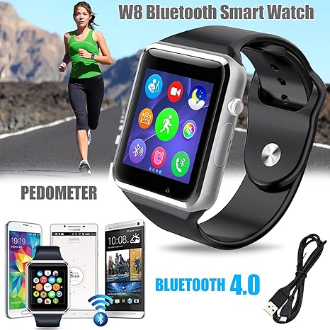 Bositools nuevo portátil W8 smart-watch a prueba de sudor teléfono ...