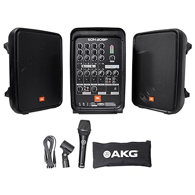 JBL EON208P Church Speakers with Bluetooth, Mixer, Dominican