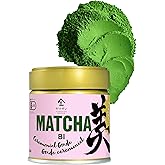 YAMASAN KYOTO UJI Ceremonial Grade Matcha BI, Matcha Green Tea Powder in a Can, 100％ Authentic Japanese From Uji Kyoto, Japan