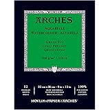 Arches Watercolor Paper Pad, 140 pound, Cold Press, 9"x12"