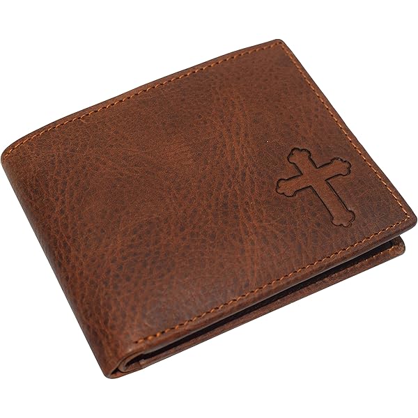 Amazon.com: MARSHAL RFID Blocking Cross Genuine Leather Bifold