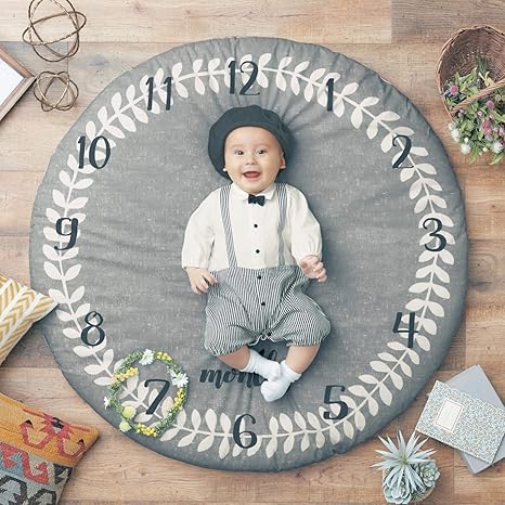 Amazon Co Jp ベルメゾン マットレス ベビー 円形マット 寝相アート モノトーン ベビー マタニティ