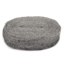 30FT Steel Wool Fill Fabric Roll, Coarse Wire Wool