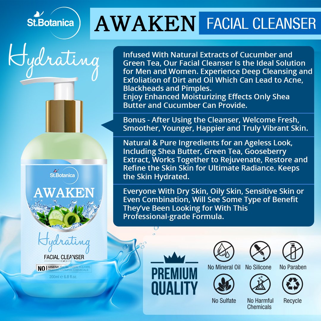 st botanica face wash for dry skin