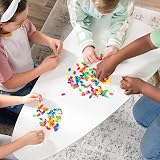PLUS PLUS Building Blocks Toy 600 pc Neon Creative STEM Play for Kids 5+ view 2