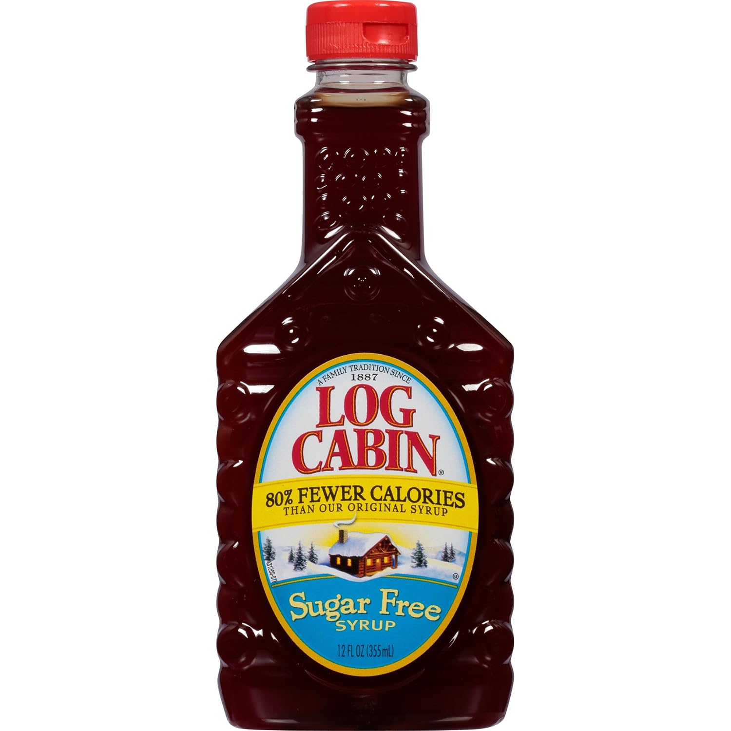 Log Cabin Sugar Free Syrup for Pancakes and Waffles, 12 oz.