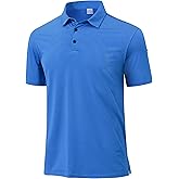 Polo Shirts for Boys Golf Polo Shirt Short Sleeve Boys Performance Polo Dry Fit Stretch Collared UPF50+ Kids Golf Shirts