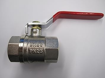 Wasserhahn / Kugelhahn 2 x Innengewinde 1 Zoll