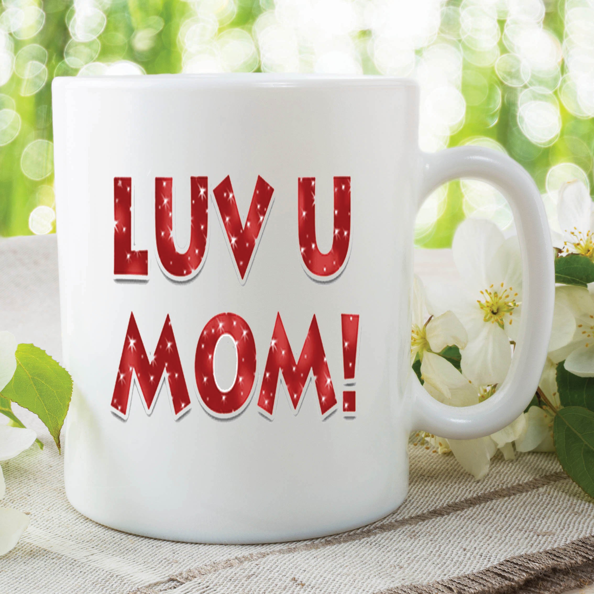 Love You Mom Mug Work Gift Kitchen Mother's Day Office Kitchen Cup WSDMUG252