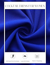 DRESSTELLS Royal Blue Cocktail Dress for Women