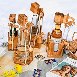 BSIRI Gifts Wine Bottle Puzzles Drinking Games for