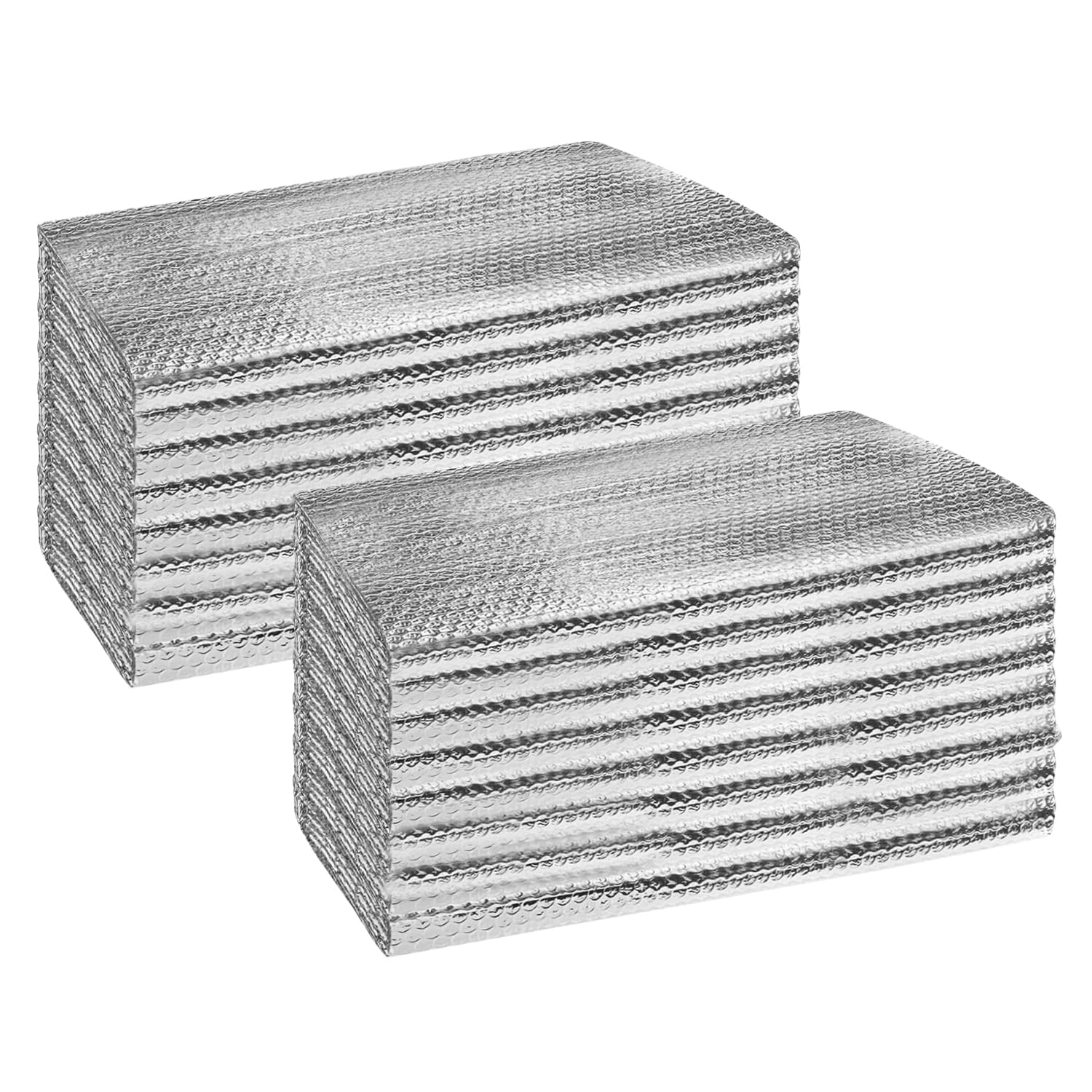 Photo 1 of Garage Door Insulation Kit, 24" x 48" 6mm Reflective Insulation Foam, Rv Window and Window Insulation for Winter and Summer, Garage Door Insulation Panels, Roof, Car (16Pcs with 200Tape )