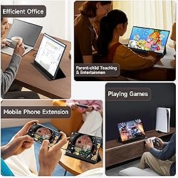 memzuoix 15.6" Portable Monitor 1080P FHD IPS