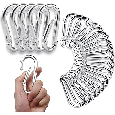 KOHAND Stainless Steel Spring Link, Heavy Duty Spring Snap Hooks, Metal - View #6