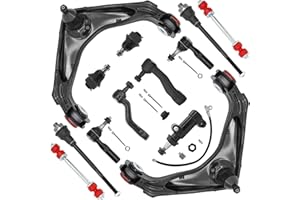PRAOENTS 13pc Front End Suspension Kit with Polyurethane Bushing for 2001-2010 Chevy Silverado GMC Sierra 2500 3500 HD, Suburban Avalanche 2500, Yukon XL 2500