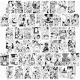 WOONKIT Anime Posters Pack - 50PCS 4X6 INCH MHA Anime Wall Collage Kit for Bedroom Wall, Dorm Decor, Teen Room Aesthetic