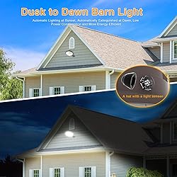 LED Barn Light 120W, 170LM/W Efficient Dusk to Dawn