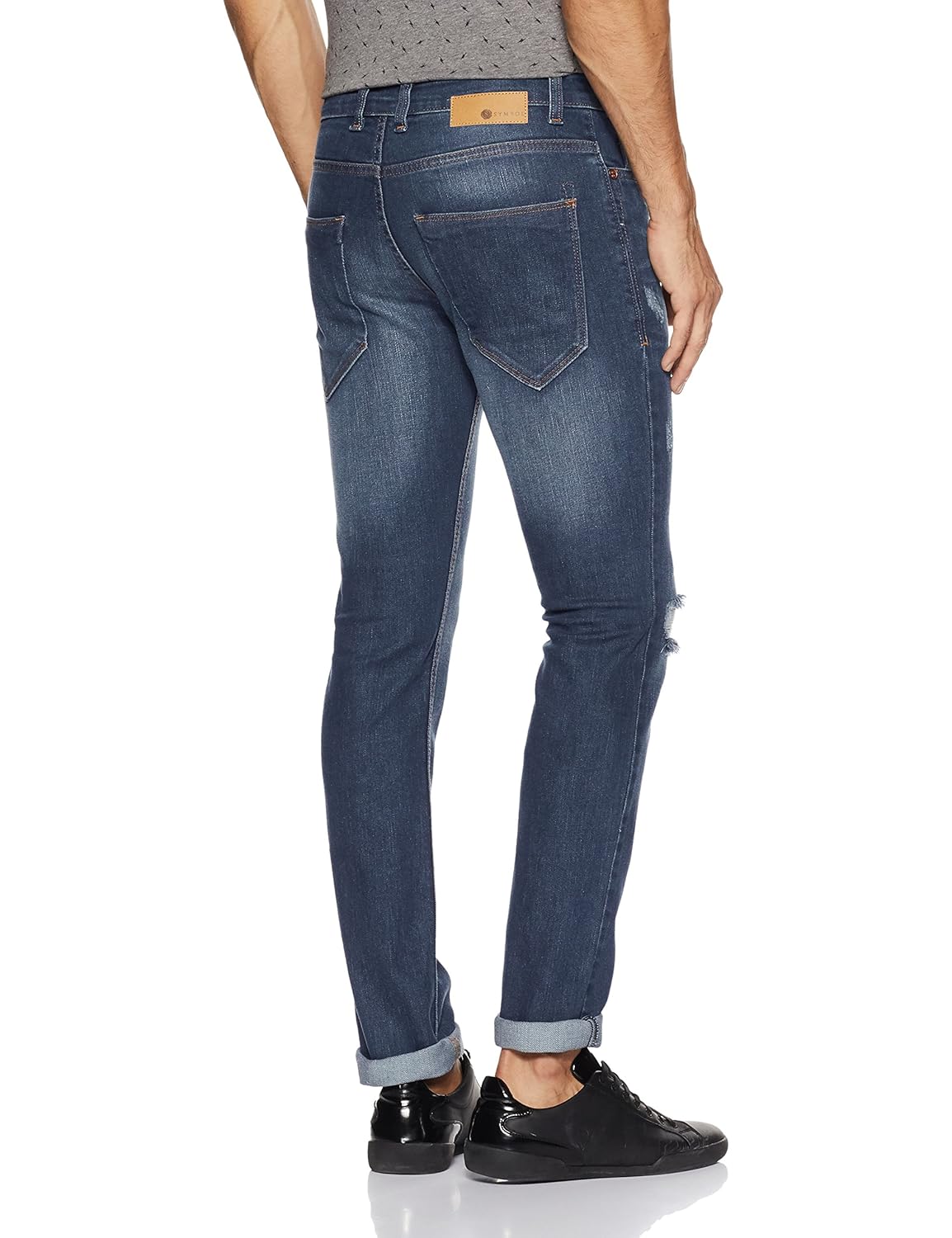 symbol amazon brand men's slim fit jeans