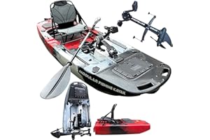 Reel Yaks Raider Modular Fishing Kayak - 9.5ft Lightweight, Sit On Top Kayak for Adults & Youth - Stable & Portable, Ideal Space-Saving Design - 380 lbs Capacity