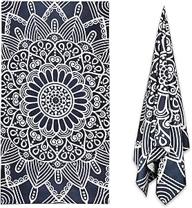 Sand Proof Microfiber Beach Towels – 60" 30" Quick Fast Dry Beach Towel Alpaca Pattern Oversized Compact Blanket for Outdoor Travel Swim Pool Camping Sand Personalized Free Lightweight