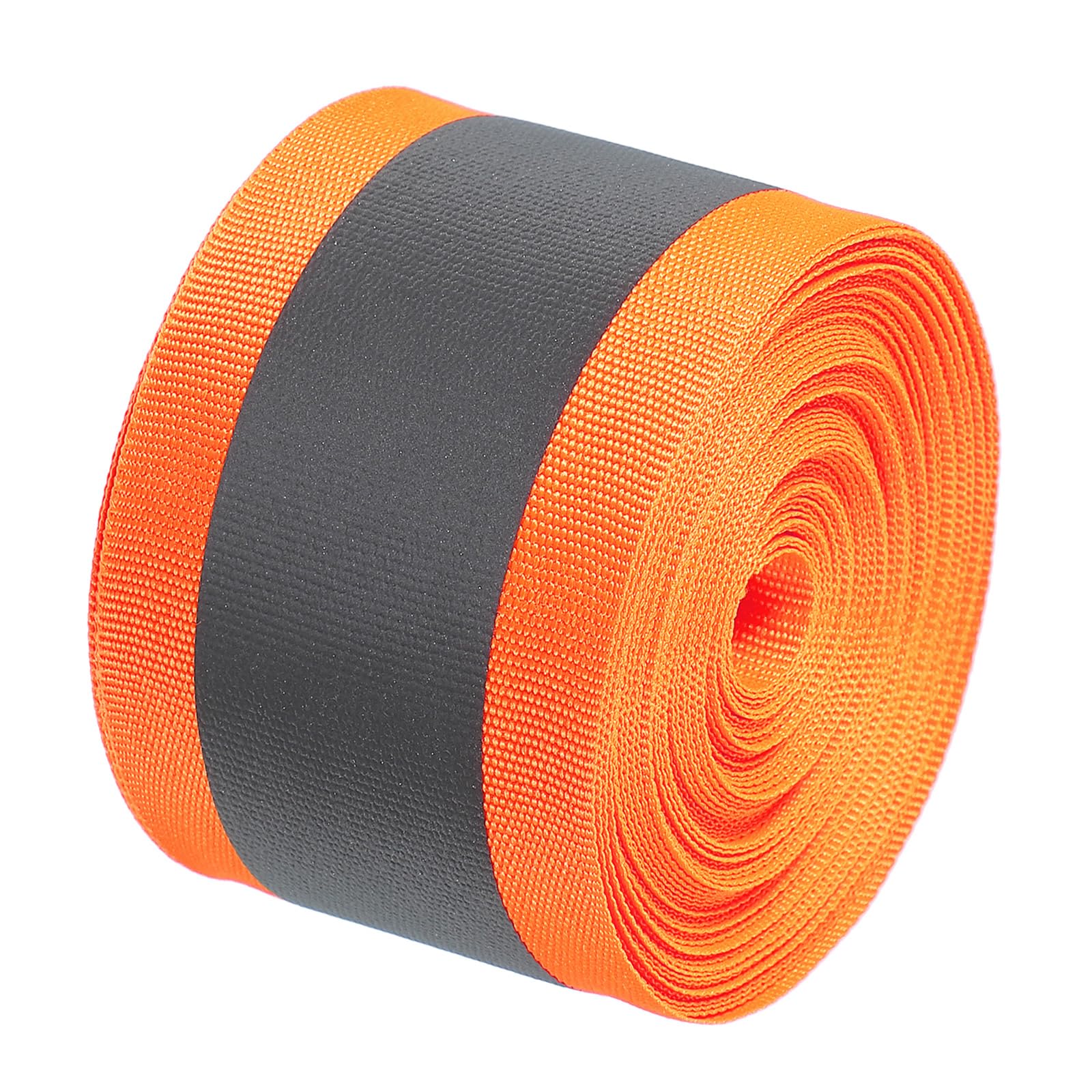 PATIKIL Reflective Tape Strip, 2" x 33FT High Visibility Reflective Strip Sew-on Reflective Tape DIY Safety Fabric Webbing for Bags Clothes Raincoats, Orange-red