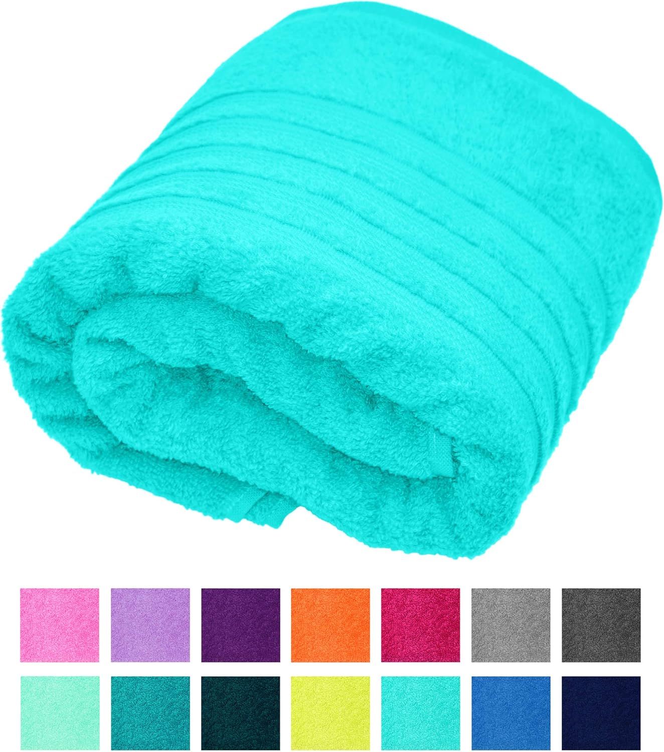 Lashuma Wellness Saunatuch Lagunen Türkis, XXL Sauna Liegetuch, London