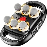 6-Head Massage Gun, Deep Tissue Back Massager with 9 Adjustable Intensities & 9 Modes, Electric Percussion Massager, Gun Tool for Back/Shoulders/Legs/Arms/Neck (6 Head)