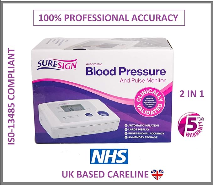 SURESIGN Blood Pressure & Pulse Monitor * Upper Arm * Intelligent FULLY
