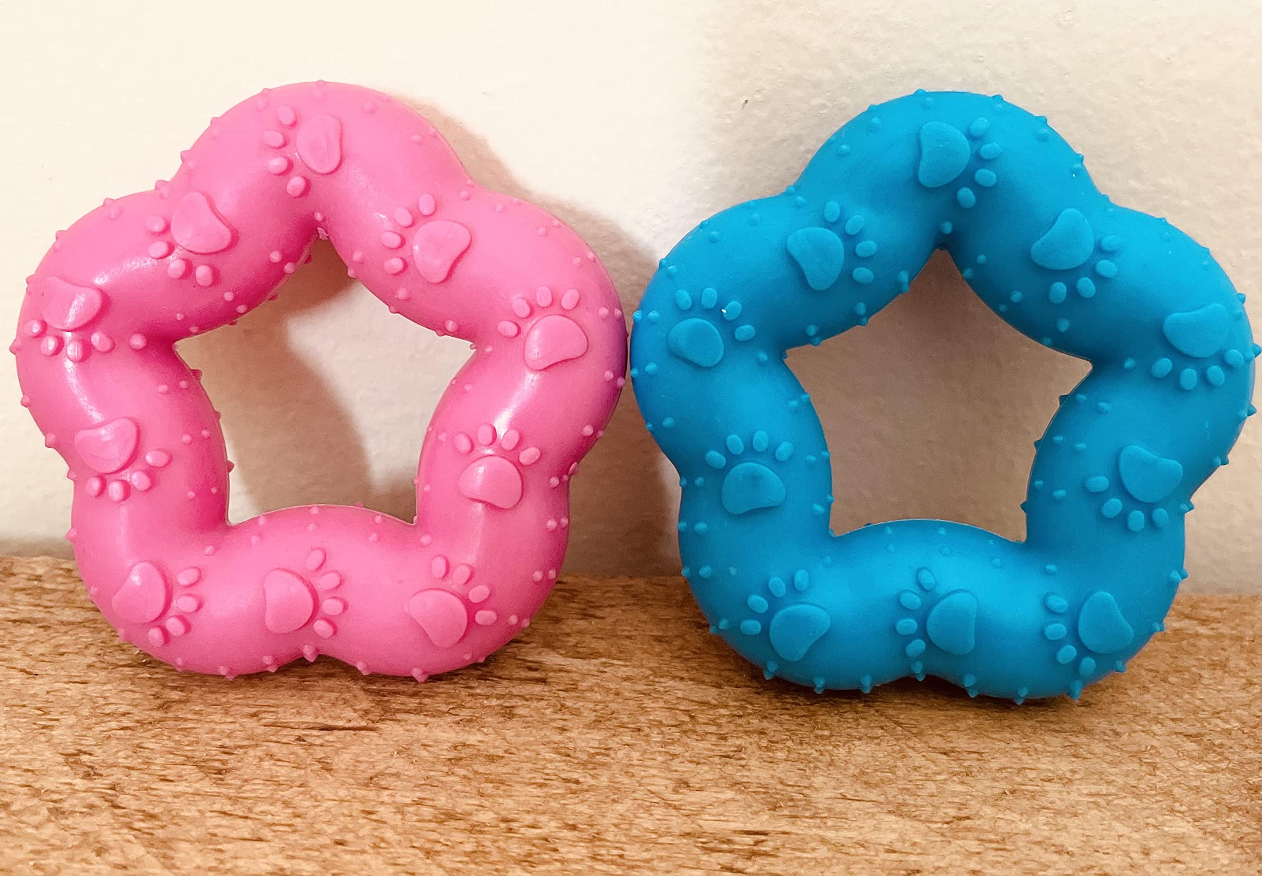 DG PRODUCTS LTD Dog Chew Toy Ring - Red and Blue