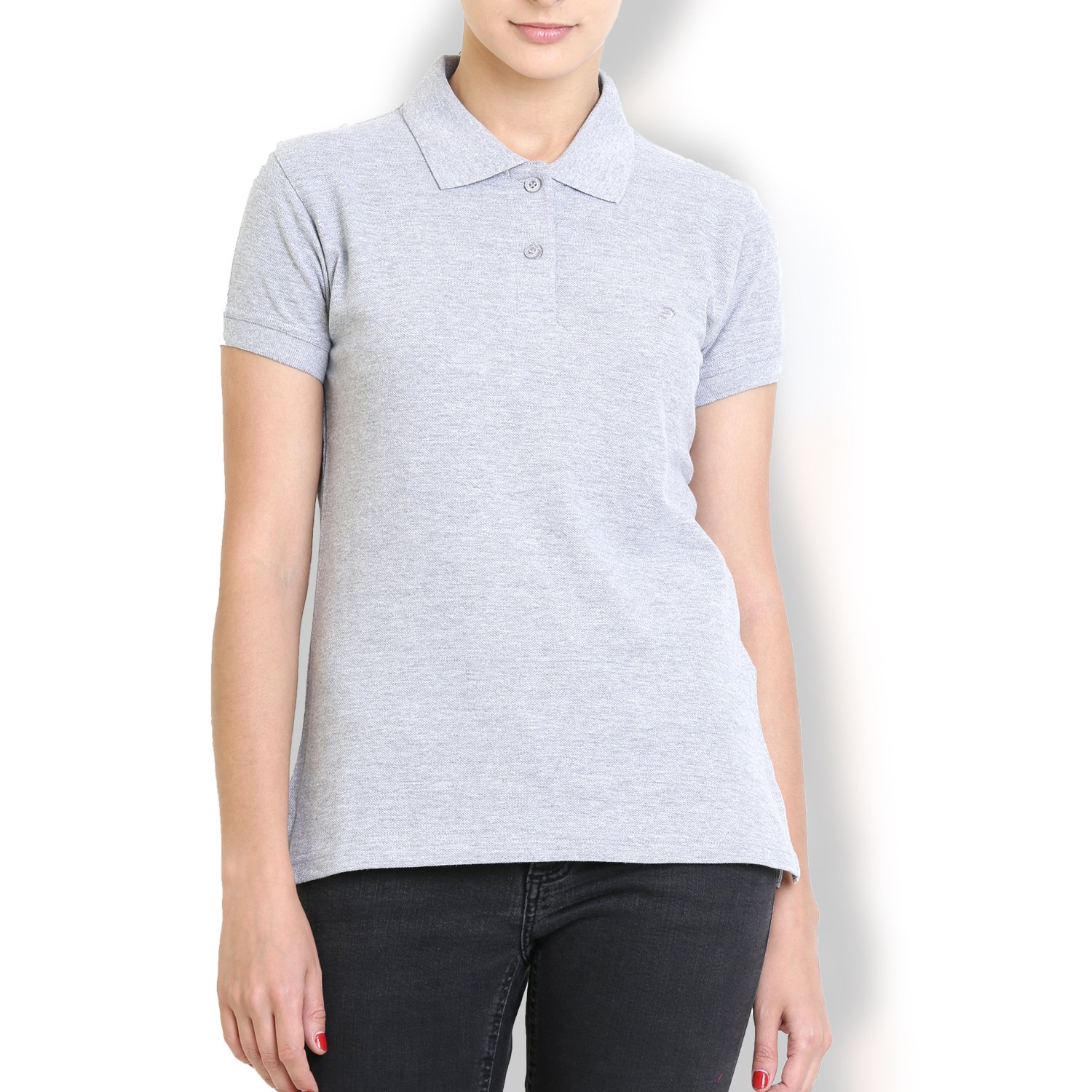 polo nation women solid cotton polo t-shirt pack of 3