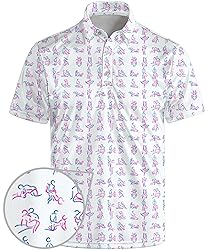 Funny Golf Shirts for Men Crazy Funny Golf Polo