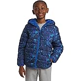 Lands' End Boys Reversible Faux Sherpa Lined Insulated Puffer Jacket