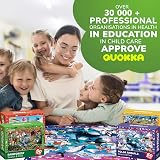 QUOKKA Jigsaw Puzzles for Kids 4-8 3 Pack 60 Piece Floor Puzzles Animals Forest view 7