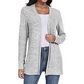 Yincro Womens Lightweight Cardigan Casual Long Sleeve Soft Open Front Cardigans Sweater