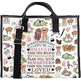 CMNIM Book Inspired Tote Bag Literary Gifts for Readers Always Remember You’re Braver Crossbody Bag Book Lover Gifts