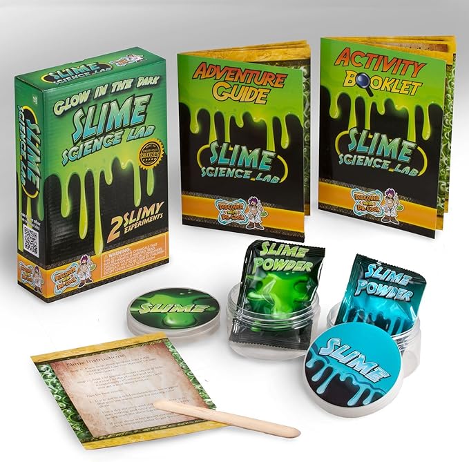 glow in the dark slime science kit