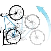 Bike Nook Pro Bike Stand & Vertical Storage Includes Attachment - The Original Vertical Bicycle Floor Stand for Garage Storag